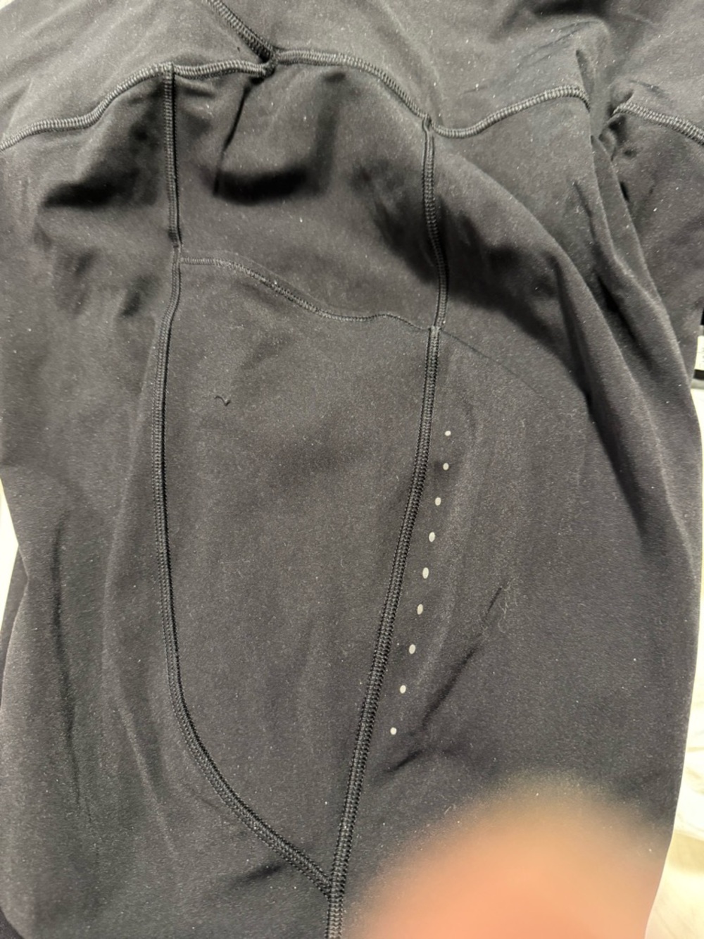 lululemon athletica Black High-Waist Leggings with thigh pockets size 12 - Picture 8 of 11